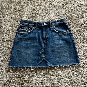 Zara denim skirt